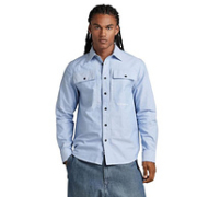G-Star Raw Panel Cargo 男士纯棉牛津纺工装衬衫D20545