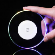 FEiNASi 费纳斯 发光杯垫 LED 圆形 亚克力 彩光 RGB