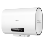 美的（Midea）省空间不碰头电热水器50升扁桶大功率速热健康洗升级防电墙储水式卫生间储水式热水器 双胆速热50L-3200W