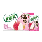 中秋礼盒伊利优酸乳贵妃荔枝味含乳牛奶饮料250ml*24盒整箱酸甜