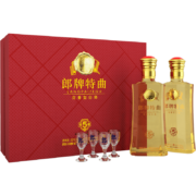 12点、PLUS会员：郎牌特曲窖藏5号  50度浓香型 500ml*2瓶礼盒装+赠红顺280*1+10元e卡