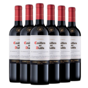 红魔鬼（Casillero del Diablo）智利进口 海外直采原装原瓶进口 干红/干白葡萄酒 赤霞珠 整箱6支装/750ml