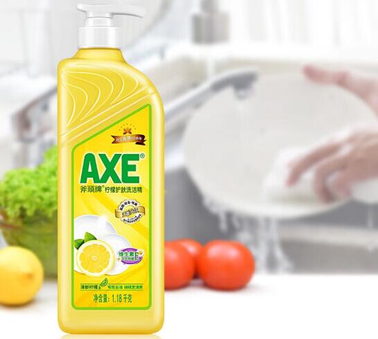 AXE斧头牌洗洁精柠檬洗涤灵厨房洗碗液果蔬餐具清洗剂 柠檬 6瓶装