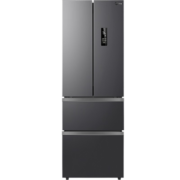 美的(Midea)325升一级能效双变频法式多门四开门小型家用电冰箱超薄风冷无霜节能低噪BCD-325WFPM(E) 325WFPM(E)