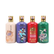 茅台（MOUTAI）走进系列 酱香型白酒 53度 375ml*4瓶 组合装