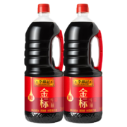 Plus会员:李锦记李锦记 金标生抽1.52kg*2瓶 0添加香精 一级酱油
