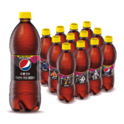 Plus会员、概率券:百事可乐 无糖 树莓味 碳酸饮料 汽水  900Ml*12瓶*3件
