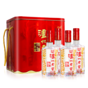 泸州老窖 六年窖头曲铁盒 浓香型白酒 52度 500ml*4瓶 礼盒装中秋送礼