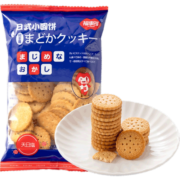 包邮福事多小圆饼海盐味100g饼干奶盐味小零食休闲食品