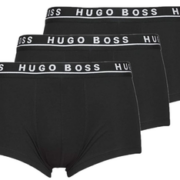 M码！BOSS Hugo Boss 雨果·博斯 男士弹力棉平角内裤3条装    含税到手168元