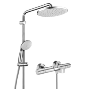 高仪（GROHE） 进口恒温花洒套装 200MM幻洒顶喷 新天瀑淋浴系统34774000