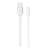 罗马仕 安卓数据线充电宝充电线3A快充Micro USB充电器适用于华为荣耀vivo/oppo魅族红米小米手机 白 1米