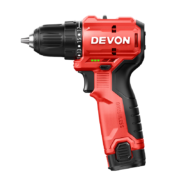 PLUS会员：DEVON 大有 12V无刷充电式锂电钻 单电2.0标充