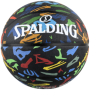 百亿补贴：Spalding 斯伯丁 篮球 街头涂鸦