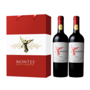 MONTES蒙特斯红天使珍藏干红葡萄酒 智利原瓶进口红酒750ml 【红天使礼盒】2瓶装