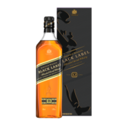 尊尼获加（JOHNNIE WALKER）黑方黑牌红牌红方 苏格兰调和型 威士忌 洋酒 1000ml/1l