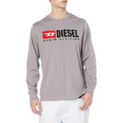 Diesel 迪赛 T-just-ls-div 男士纯棉印花长袖T恤  A03768