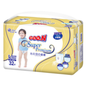 大王（GOO.N） 【新包装】光羽拉拉裤 小短裤吸水训练裤成长裤轻薄成长裤学步裤 小短裤L32片( 9-14Kg)