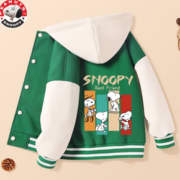 SNOOPY 史努比 儿童连帽拼接外套