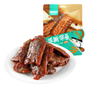 plus会员、概率券：萌大嘴（MENGDAZUI）手撕带鱼 烧烤味80g
