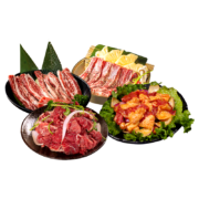 羊食光  韩式烤肉户外   新鲜雪花肥牛牛肉片1200g