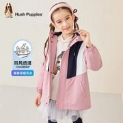 暇步士 儿童简约款加绒风衣