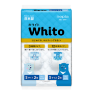 妮飘(Nepia) whito3&12小时纸尿裤 S4片（4-8kg）试用装婴儿尿不湿