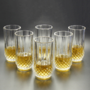 11点开始 天降福利：观庭阁 家用耐热高颜值矮钻石杯 210ml