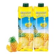 果满乐乐塞浦路斯原装进口100%水果汁菠萝汁调酒早餐0色素饮料