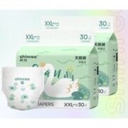 shinrea 爽然 透气超薄 拉拉裤 XXL30片*2包（任选2件）