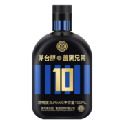 茅台集团 茅台醇 蓝黑兄弟 53度 柔和酱香型白酒 100ml 单瓶装