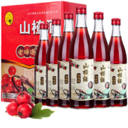 通明山 水果酒 老味道山楂酒 果味甜酒 5度500ml*6瓶 中秋礼盒装 2盒