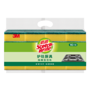 京东百亿补贴：3M 16片装 一般厨具海绵百洁布