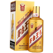 PLUS会员：MOUTAI 茅台 金王子酒 53%vol 酱香型白酒 500ml 单瓶装