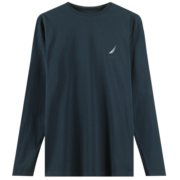 诺帝卡（NAUTICA） 诺帝卡Nautica Underwear可外穿经典纯色圆领长袖多色家居长袖 深海蓝 XL
