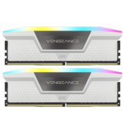 美商海盗船（USCORSAIR） 32GB(16G×2)套装 DDR5 5200 台式机内存条 复仇者RGB灯条 白色
