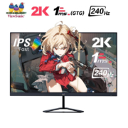 新品预售、plus会员：优派（ViewSonic）27英寸 2K Fast IPS快速液晶 240Hz 显示器VX2758-2K-PRO-3