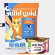 微信京喜小程序：SolidGold 素力高 猫粮 美国进口猫粮 金装鸡肉试吃+罐头(口味随机）