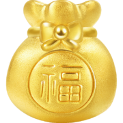 6日20点：Chow Sang Sang 周生生 Charme系列 福袋足金转运珠 89197C 约1.1g