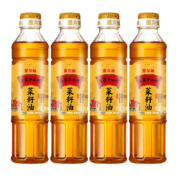再降价、京喜特价、需抢券：金龙鱼外婆乡小榨菜籽油菜子油400ml*4 非转基因