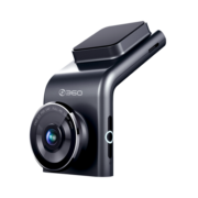 360行车记录仪 G300pro 1296p高清 微光夜视 无线测速 黑灰色