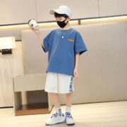 啪吡熊（PAPIBEAR）男童短袖运动套装