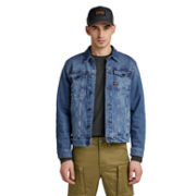 G-Star Raw Arc 3D 中性款翻领牛仔外套 D20086