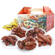 周黑鸭（ZHOUHEIYA）【礼盒装】好多肉肉礼包500g 鸭脖鸭翅鸭掌鸭胗鸭舌5种纯鸭肉零食 好多肉肉礼包（5款鸭肉）