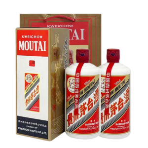 京东百亿补贴：茅台（MOUTAI）飞天 53度 酱香型白酒 500ml*2 海外版送礼袋（中秋送礼）