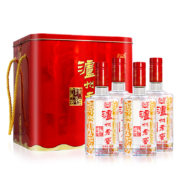 再补货：泸州老窖 六年窖头曲铁盒 浓香型白酒 52度 500ml*4瓶 礼盒装