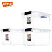 PLUS会员：Citylong 禧天龙 透明收纳箱 3个装（44*33*25cm）