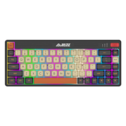 黑爵（AJAZZ）K690T 三模热插拔机械键盘 2.4G/有线/蓝牙 69键 PBT键帽 RGB灯光 DIY换轴客制化 BOX白轴