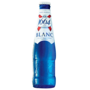 克伦堡1664（Kronenbourg 1664）1664啤酒白啤玫瑰百香果红果黄啤 法国原装进口精酿 白啤330ml 48瓶 临期9/30