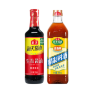 海天 生抽酱油500ml+精制料酒800ml